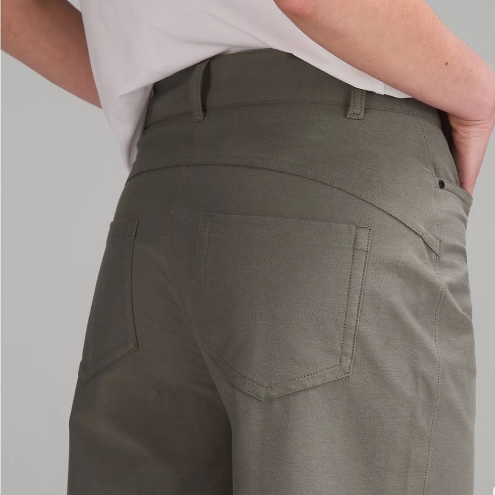Lululemon out of stock grey sage city sleek wide leg pant